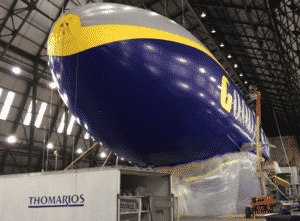 Thomarios Coatings Group Paints the New Goodyear Blimp