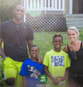 Thomarios Donates Painting Services For Lebron James Family Foundation Promise Project To Be Aired On HGTV's "Rehab Addict"